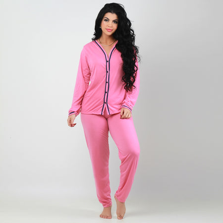 Pijama Americano Rosa