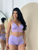 Top Doll Renda Lilás