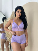 Top Doll Renda Lilás